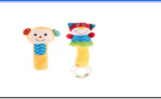 صورة Pixie Monkey Rattle Toy + Cat Rattle Toy