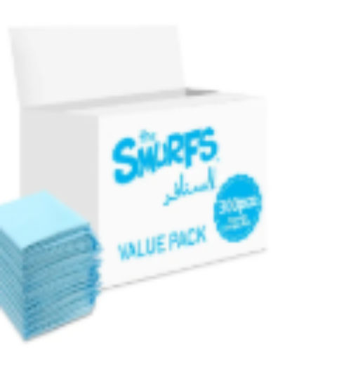 صورة Smurfs - Disposable Changing Mats, 300 Counts-Blue