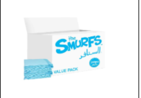صورة Smurfs Disposable Changing Mats, 240 Counts - Blue