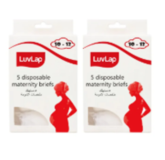صورة Luvlap - Disposable Maternity Brief Size 10-12 Pack Of 2