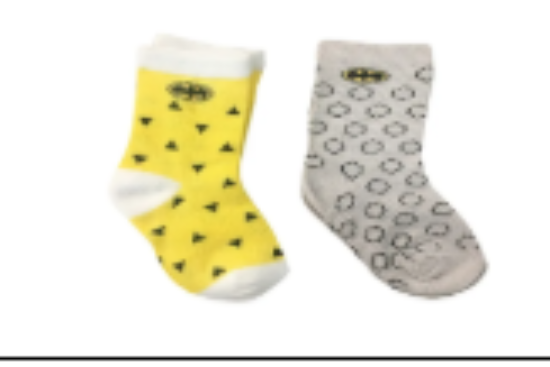 صورة Justice League - Batman Printed Sock Pack of 2_5-8y