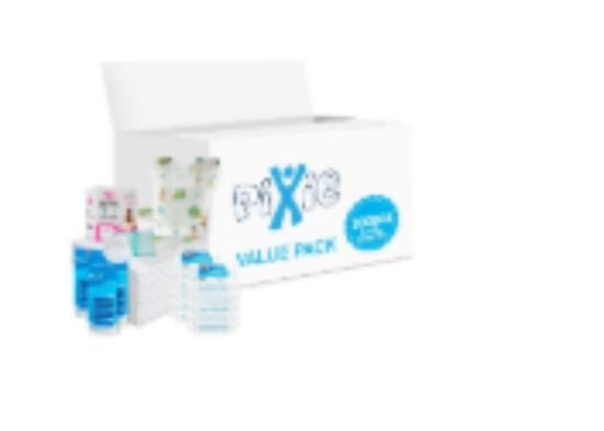 صورة Pixie - Changing Mats 175 + Bibs 175 + Breast Pad 150 + Wipes 36pcs x 8 + Nappy Bag 180 Bags