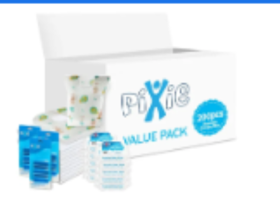 صورة Pixie - Changing Mats 80 + Bibs 80 + Wipes 36pcs x 3