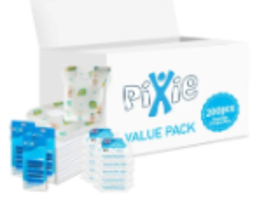 صورة Pixie - Changing Mats 60 + Bibs 60 + Wipes 36pcs x 3