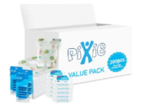 صورة Pixie - Changing Mats 20 + Bibs 20 + Wipes 36pcs