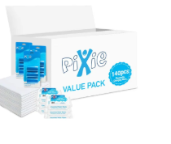 صورة Pixie - Changing Mats 140 + Wipes 36pcs x 6