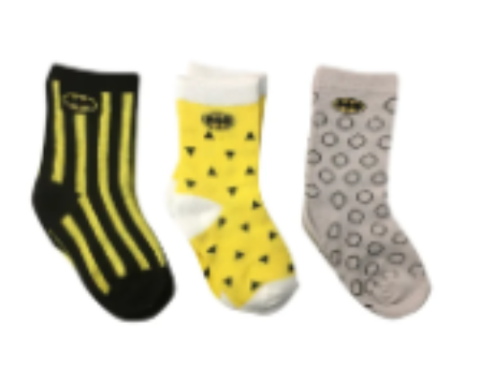 صورة Justice League - Batman Printed Sock Pack of 3_2-4y