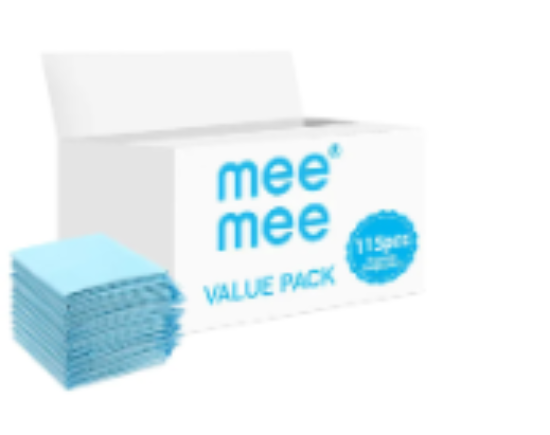 صورة Mee Mee - Disposable Changing Mats - 115pcs - Blue