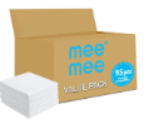 صورة Mee Mee - Disposable Changing Mats, 95 Counts-White
