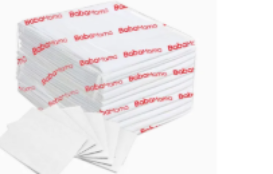 صورة BabaMama Disposable Changing Mats, 15 Counts-White
