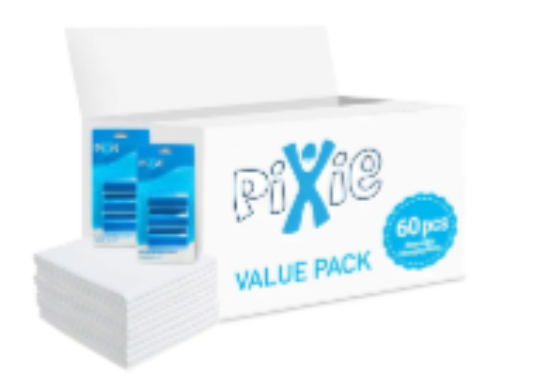 صورة Pixie - Changing Mats 60 + Pack Of 2 Refill Blue 120 Nappy Bags