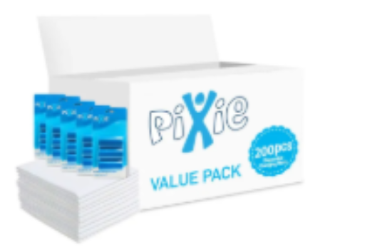 صورة Pixie - Changing Mats 200 + Pack Of 5 Refill Blue 300 Nappy Bags