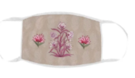 صورة Swayam - Kids Reusable Cloth Face Mask - Cream_7-12y