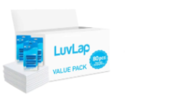 صورة Luvlap - Changing Mats 80 + Pack Of 3 Refill Blue 180 Nappy Bags