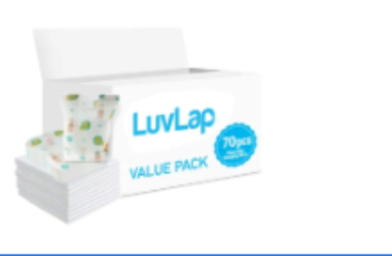صورة Luvlap - Changing Mats + Bibs 140pc - Set