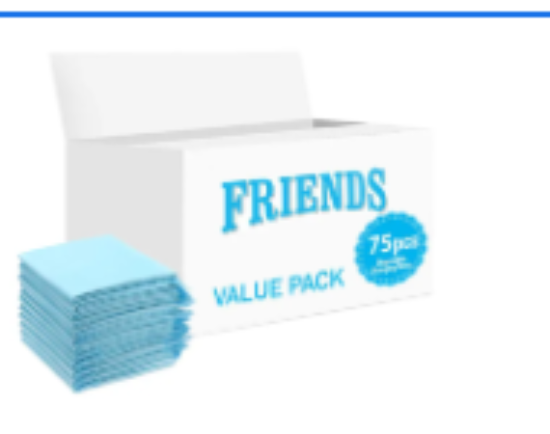 صورة Friends - Disposable Changing Mats - 75pcs - Blue