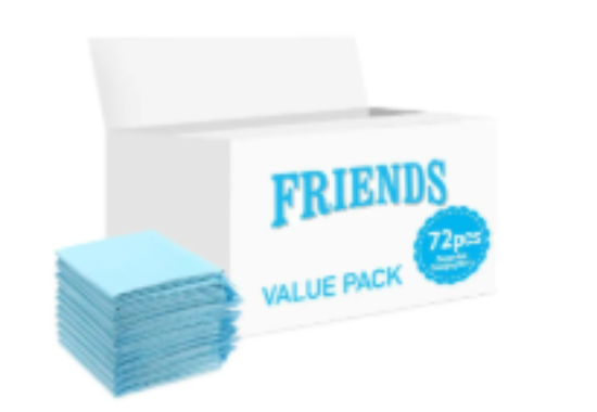 صورة Friends - Disposable Changing Mats - 72pcs - Blue