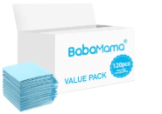 صورة BabaMama - Disposable Changing Mats - 120pcs - Blue
