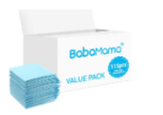 صورة BabaMama - Disposable Changing Mats - 115pcs - Blue