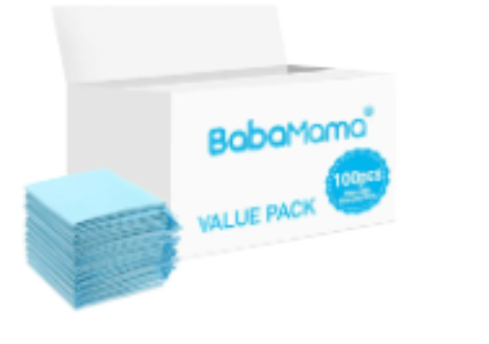 صورة BabaMama - Disposable Changing Mats - 110pcs - Blue