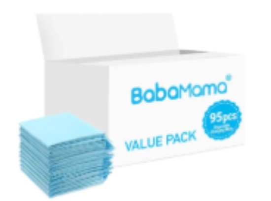 صورة BabaMama - Disposable Changing Mats - 95pcs - Blue