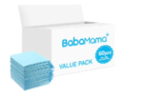 صورة BabaMama - Disposable Changing Mats - 60pcs - Blue