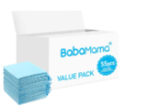 صورة BabaMama - Disposable Changing Mats - 55pcs - Blue