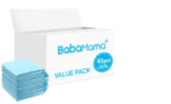 صورة BabaMama - Disposable Changing Mats - 45pcs - Blue