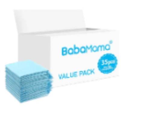 صورة BabaMama - Disposable Changing Mats - 35pcs - Blue