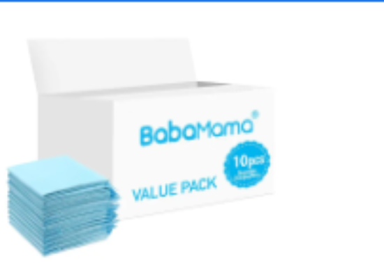 صورة BabaMama - Disposable Changing Mats - 10pcs - Blue