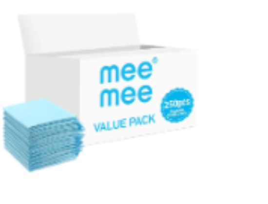 صورة Mee Mee - Disposable Changing Mats - 250pcs - Blue