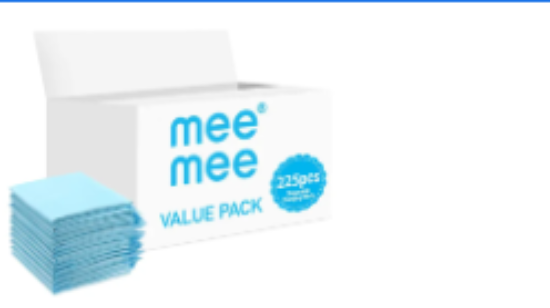صورة Mee Mee - Disposable Changing Mats - 225pcs - Blue