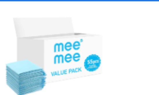 صورة Mee Mee - Disposable Changing Mats - 55pcs - Blue