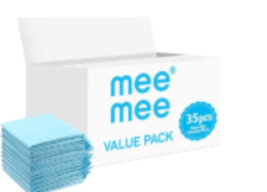 صورة Mee Mee - Disposable Changing Mats - 35pcs - Blue