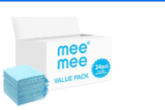 صورة Mee Mee - Disposable Changing Mats - 24pcs - Blue