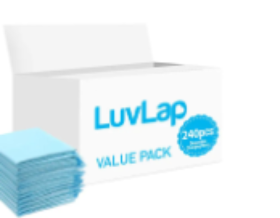 صورة Luvlap - Disposable Changing Mats - 240pcs - Blue