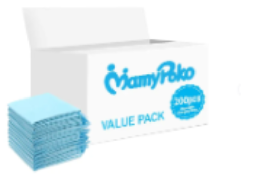 صورة Mamypoko - Disposable Changing Mats - 200pcs - Blue