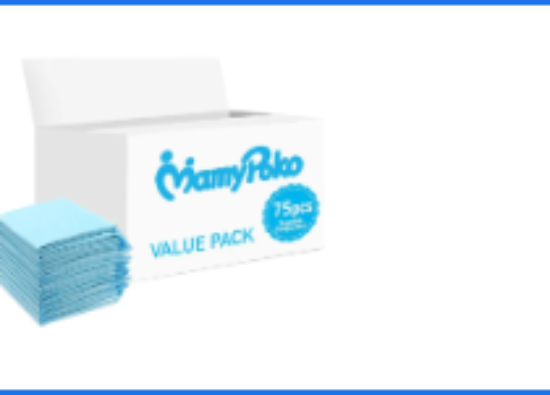 صورة Mamypoko - Disposable Changing Mats - 75pcs - Blue