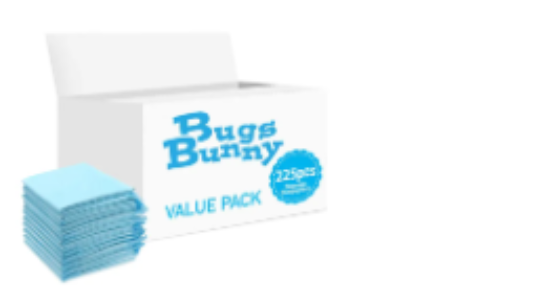 صورة Bugs Bunny - Disposable Changing Mats - 225pcs - Blue