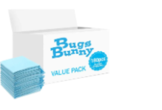 صورة Bugs Bunny - Disposable Changing Mats - 180pcs - Blue