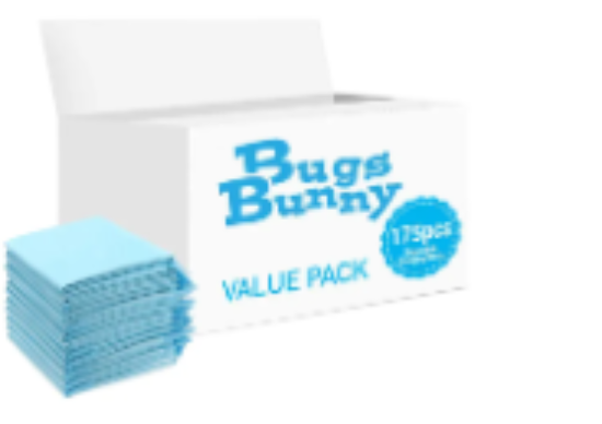 صورة Bugs Bunny - Disposable Changing Mats - 175pcs - Blue