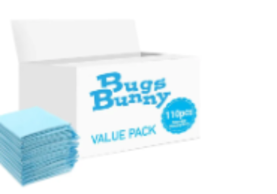صورة Bugs Bunny - Disposable Changing Mats - 110pcs - Blue