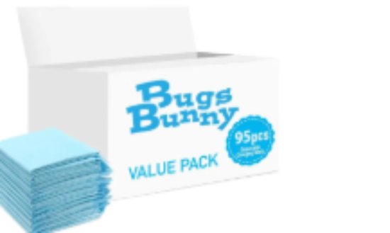 صورة Bugs Bunny - Disposable Changing Mats - 95pcs - Blue