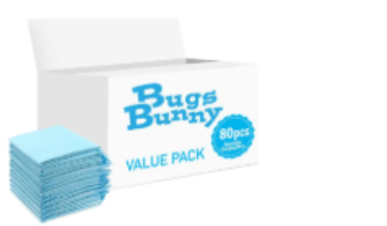 صورة Bugs Bunny - Disposable Changing Mats - 80pcs - Blue