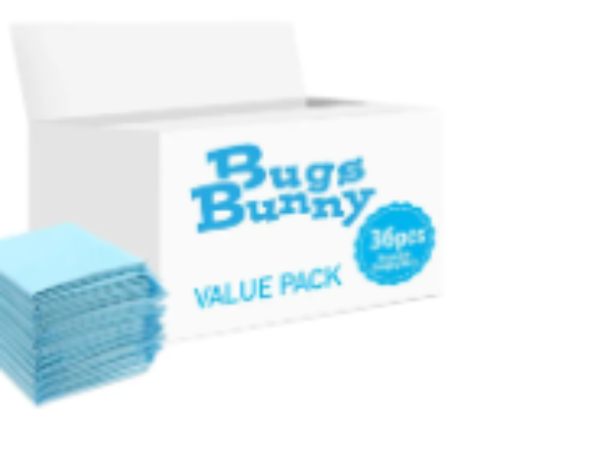 صورة Bugs Bunny - Disposable Changing Mats - 36pcs - Blue