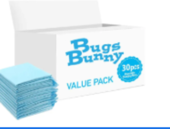 صورة Bugs Bunny - Disposable Changing Mats - 30pcs - Blue