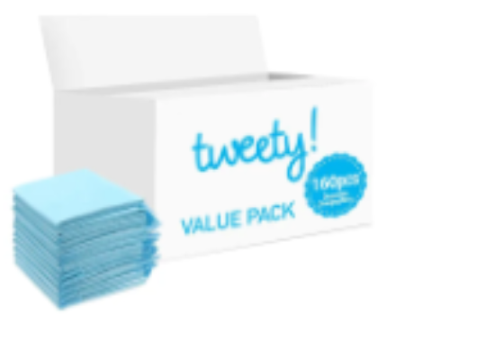 صورة Tweety - Disposable Changing Mats - 160pcs - Blue
