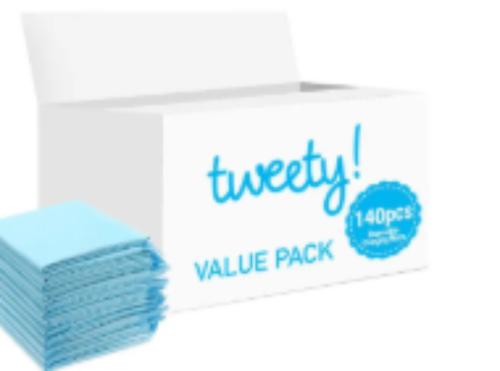 صورة Tweety - Disposable Changing Mats - 140pcs - Blue