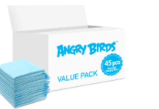 صورة Angry Birds - Disposable Changing Mats, 45 Counts-Blue