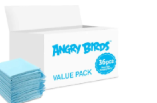صورة Angry Birds - Disposable Changing Mats, 36 Counts-Blue